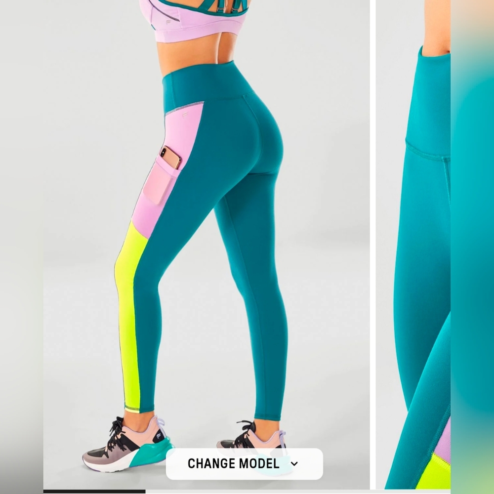 Fabletics On-The-Go PowerHold® High-Waisted Legging Small